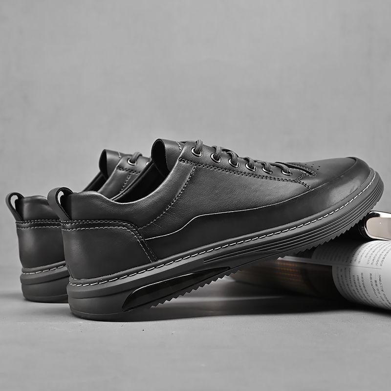 Популярные кожаные кроссовки Мужская весенняя повседневная спортивная обувь