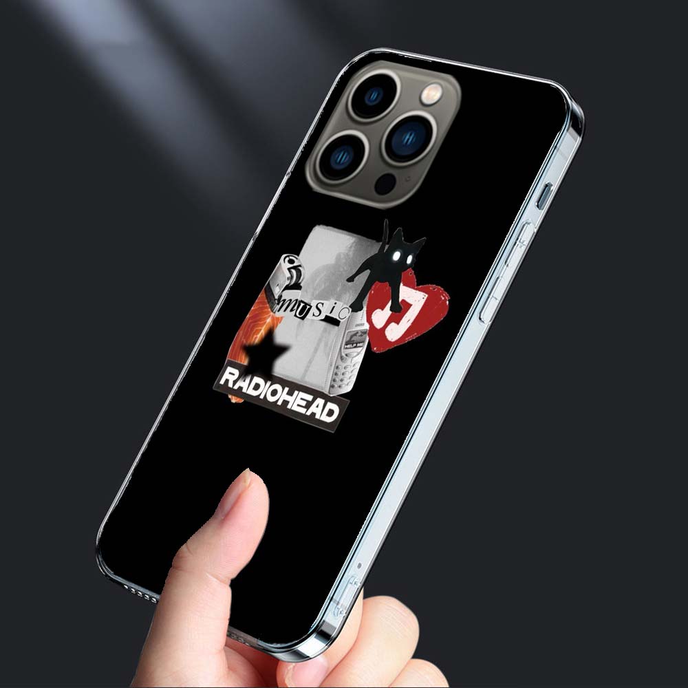 Чехол для телефона R-Radiohead Для iPhone 16E 15 Pro 14 Plus 17E 16 17 Pro Max Air 11 12 13 Mini Ударопрочный Capa Милый Чехол TPU