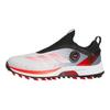 adidas Adizero ZG BOA Spikeless Golf White Lucid Red Мужские кроссовки Cloud-White Core-Black IH9896