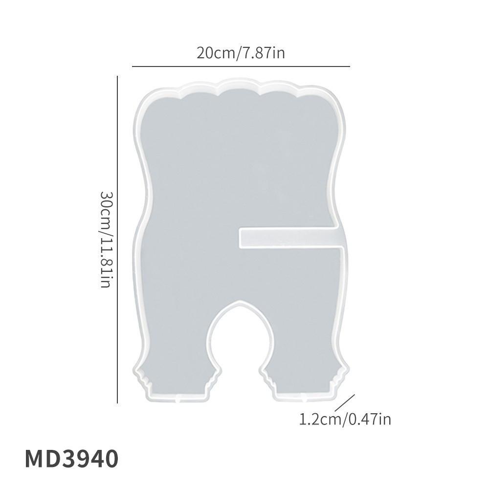 Unique Design Book Holder Mold DIY Tool Reading Rack New Bookshelf Mold Home Display