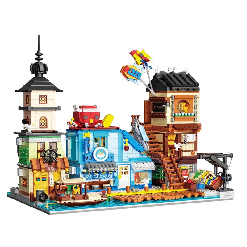 Zhegao Tree House Building Blocks Orchid Flower Villa Bricks Cabin Juguetes Diy Toys Moc Magic Hotel Gift Adult Present