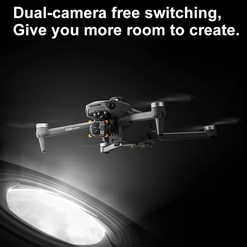 D12 GPS Drone 8K 7.2-inch Screen Professional Camera 5G Wifi Photography Brushless Obstacle Avoidance Three-Axis Gimbal Aircraft RC Distance 6KM