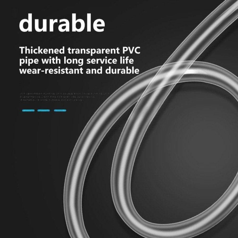 PVC Siphon Pump Thickened Fuel Transfer Pump Portable Liquid Siphon For Gasoline Motor