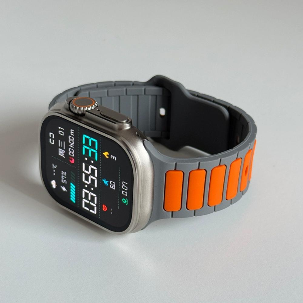 Спортивные ремешки для Apple Watch Ultra 2 Ремешок 49мм 45мм 46мм 44мм 42мм 40 41мм браслет на запястье correa IWatch Серии 10 SE 9 8 7 6 5 4
