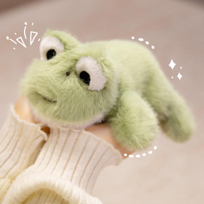 Frog Cow Plush Toy: Comforting Animal Doll for Kids, Car Decor, Office Accessory, or Birthday Gift.