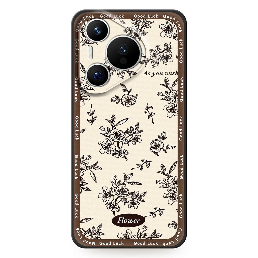 Масляная живопись Пылезащитный чехол для телефона для Huawei P70 Pro/Pura 70 Pro+ Ударопрочный ТПУ Прочный Мультяшный Полная защита Мягкий чехол