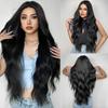 Black Long Wavy Synthetic Wigs for Women Afro Body Wave Daily Use Natural Hair Wig Super Long Party Wig Heat Resistant Fiber