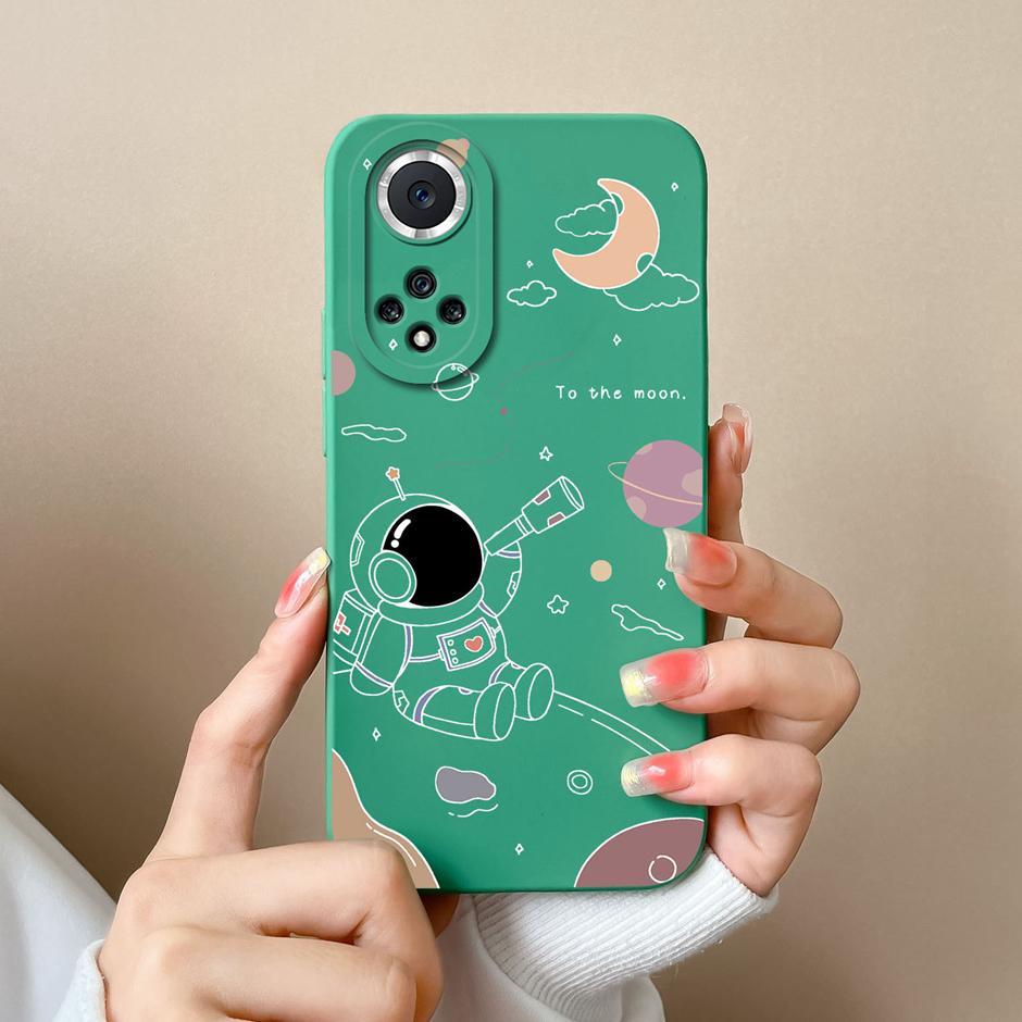 For Huawei Nova 9 Pro SE Case Pretty Butterfly Cartoon Shockproof Liquid Silicone Shell For Huawei Nova9 Pro SE Fashion Fundas