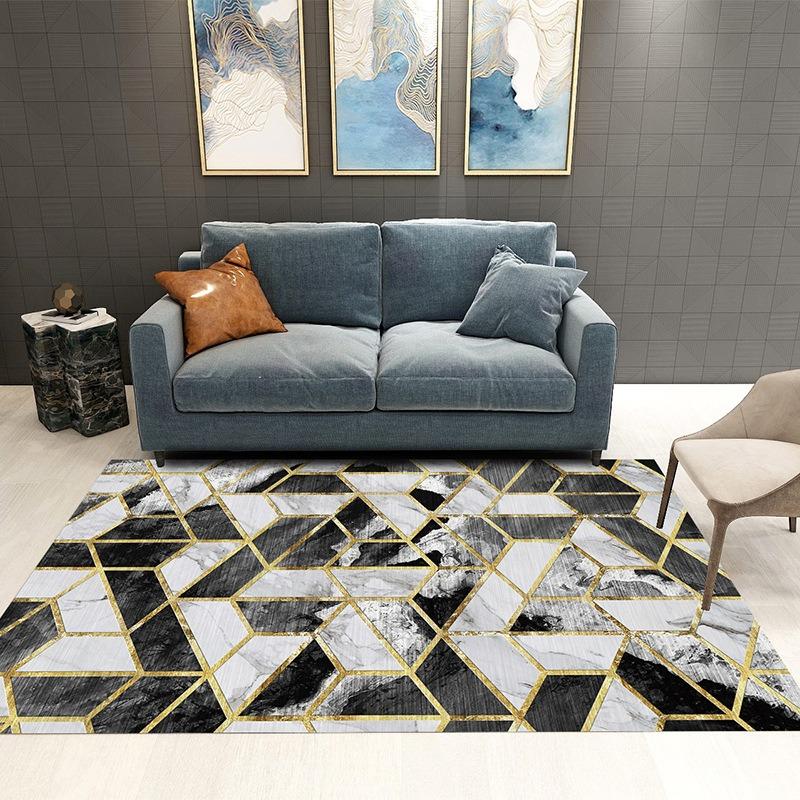 Minimalist Nordic Carpet Large Area Floor Mat Living Room Sofa Tea Table Rug Classic Household Carpet Bedroom Scandinavian Style