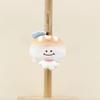 Cat Smiling Plush Keychain With Soft Pp Cotton Filling For Decoration Or Gift