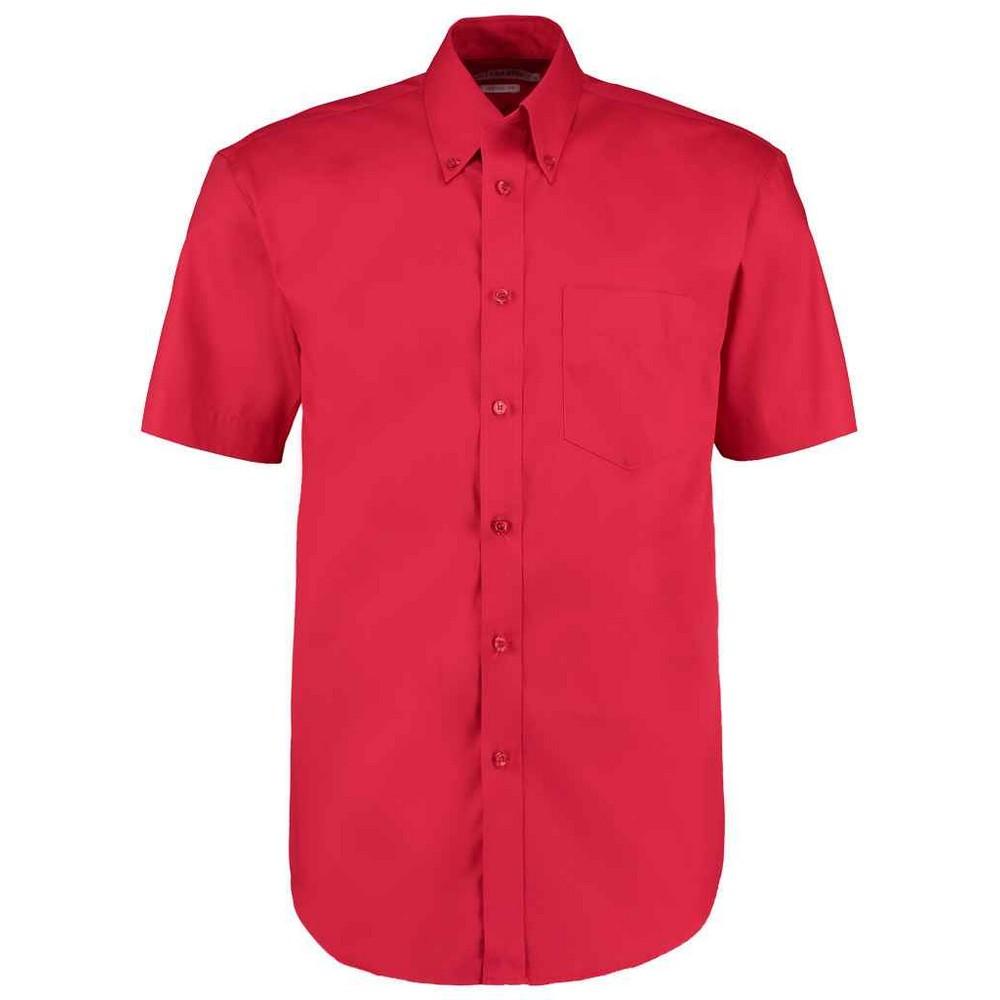 Kustom Kit Mens Premium Oxford Classic Short-Sleeved Shirt