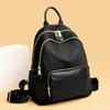 Genuine Leather Knapsack Oxford Women Rucksack Luxury Shoulder Bag Female Fashion Cowhide Travel Backpack New Ladies Casual Bag