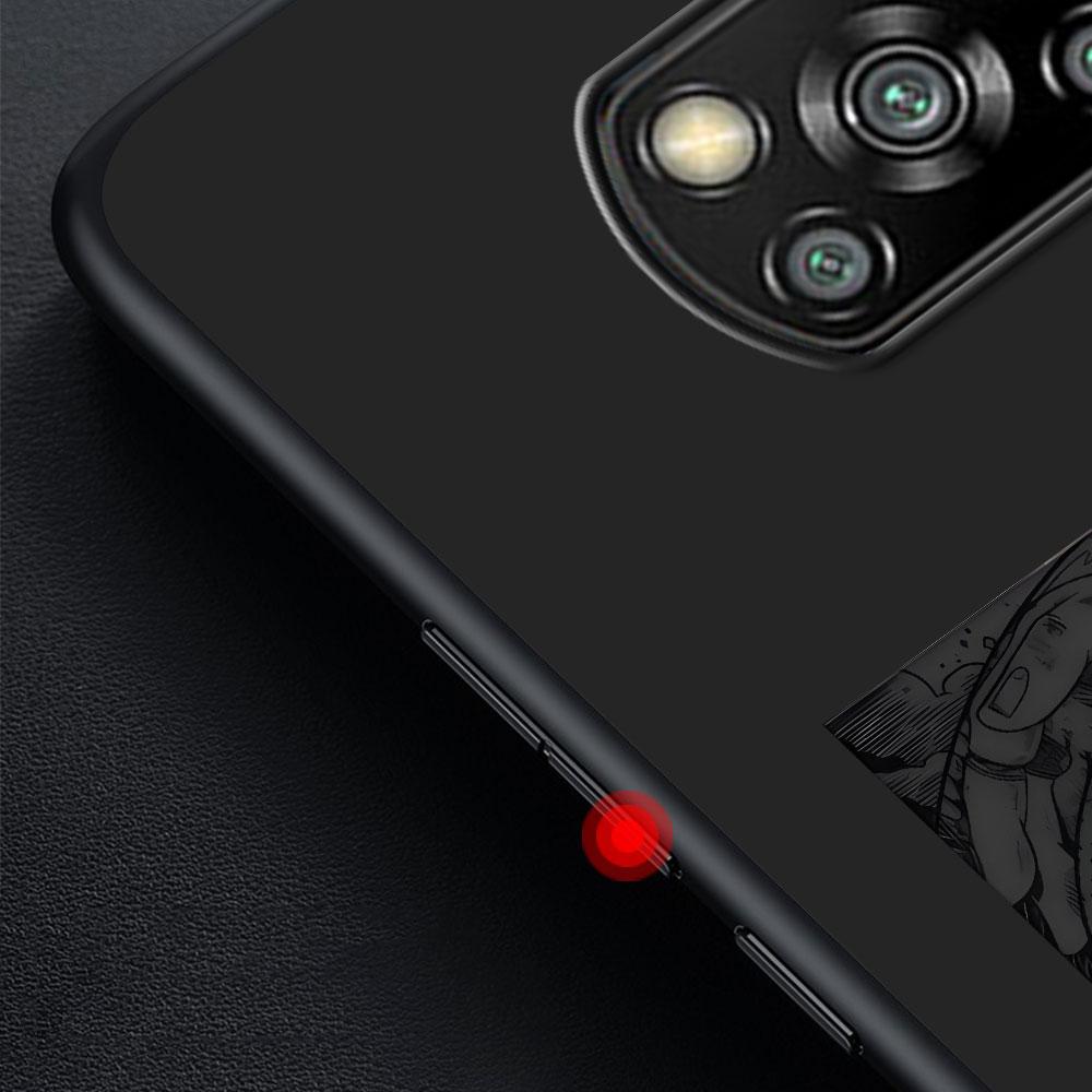 Чехол Bad Bunny X100pre для Xiaomi Poco M5s X3 NFC F3 X5 M4 M3 Pro Черный Силиконовый Мягкий Чехол для Телефона Коке