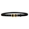 Classic Leather Waist Belt For Women With Alloy Buckle For Casual And Office Use
