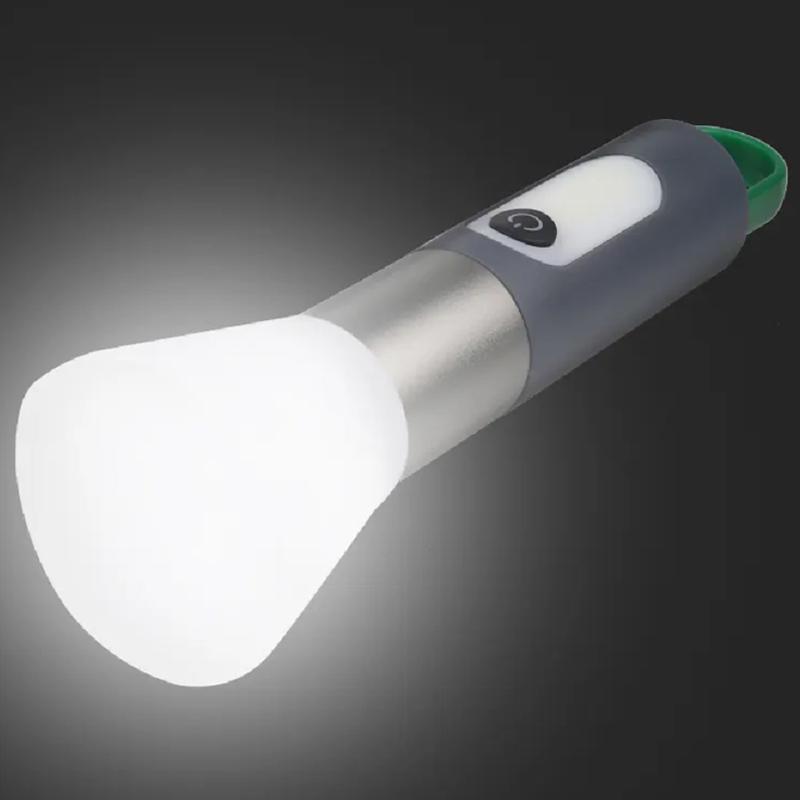 New Strong Light Flashlight Outdoor Multifunctional Camping Light With Hook Work Light White Laser