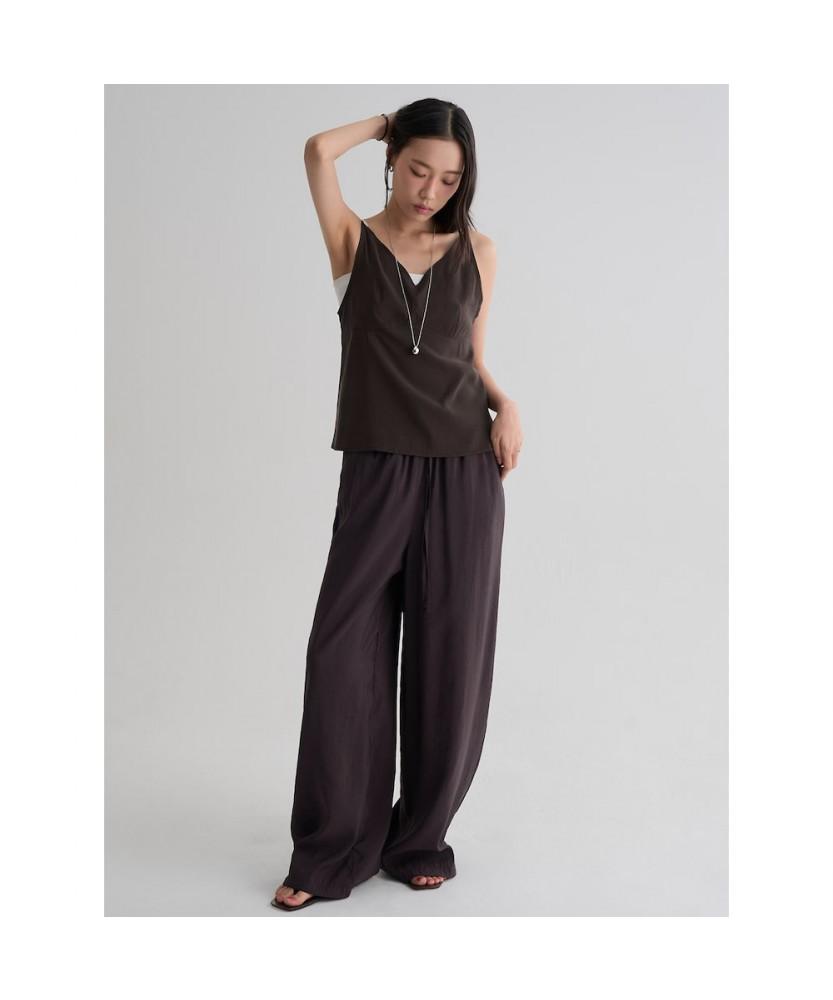 8SECONDS Modal Poly Easy Pants Brown