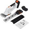 20V Cordless Grass Shear for Gardening, 2000mAh Lithium-ion 2 In 1 Battery Hedge Trimmer, Shear Shubber Trimmer Including