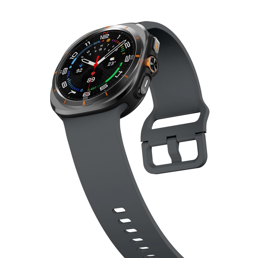 Спортивный мягкий силиконовый ремешок для Samsung Galaxy Watch Ultra 47 мм Браслет Аксессуары для ремешка Samsung Watch Ultra