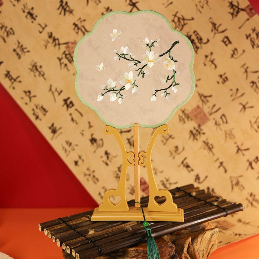 С подвеской в китайском стиле Веер Туан Веер из шелка Классический вышитый Веер Китайская свадьба