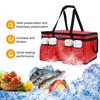 Insulated Lunch Bag with with Drink Carrier Food Delivery Bag Insulated Grocery Bags Food Carrier Catering Bag Cooler Bags