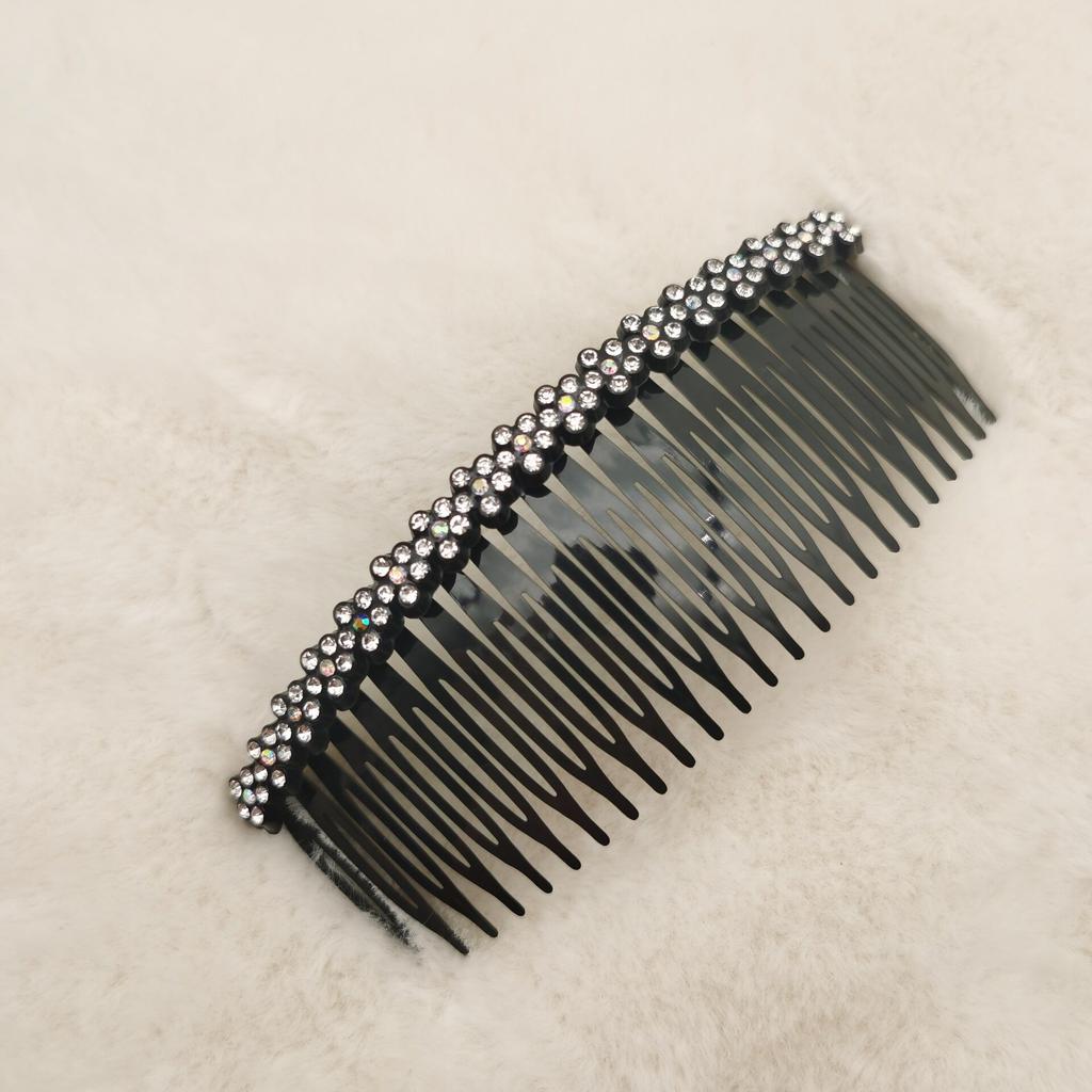 Hair Side Combs French Hair Comb Straight Teeth Hair Hairpins Hair Side Comb Bridal Wedding Veil Comb Hair Accessories Headwear