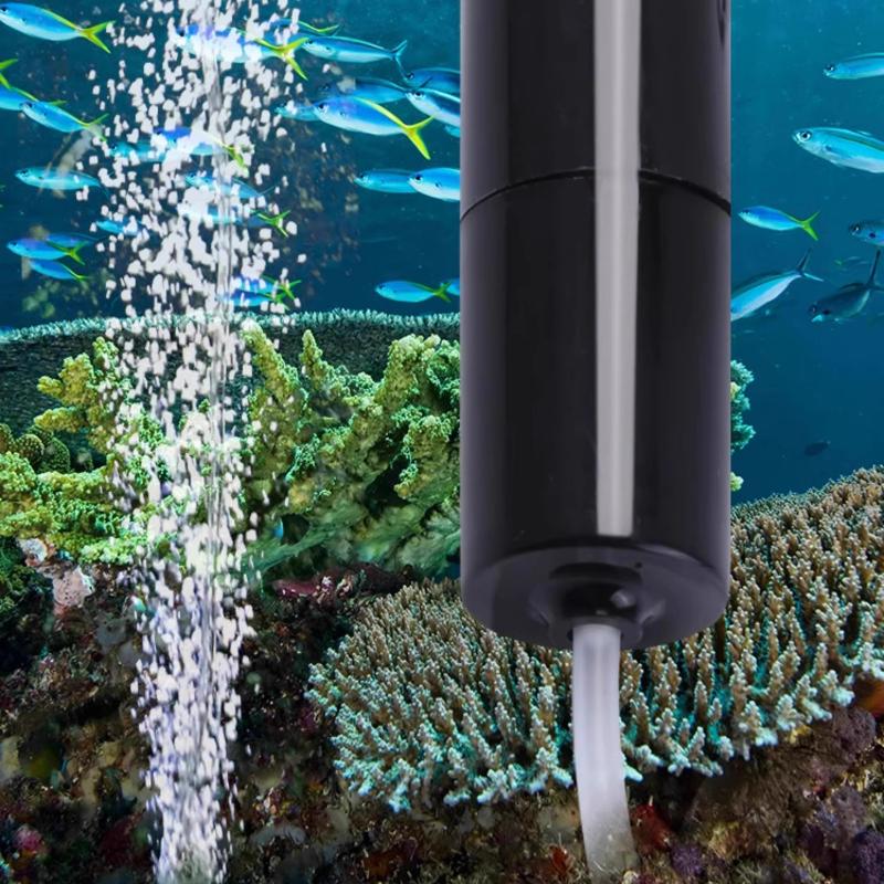 Тихий Аэратор Маленький Кислородный Насос Портативный Мини Зарядка от USB Аквариумный Насос для Кислорода Рыбоводство Аквариумные Принадлежности