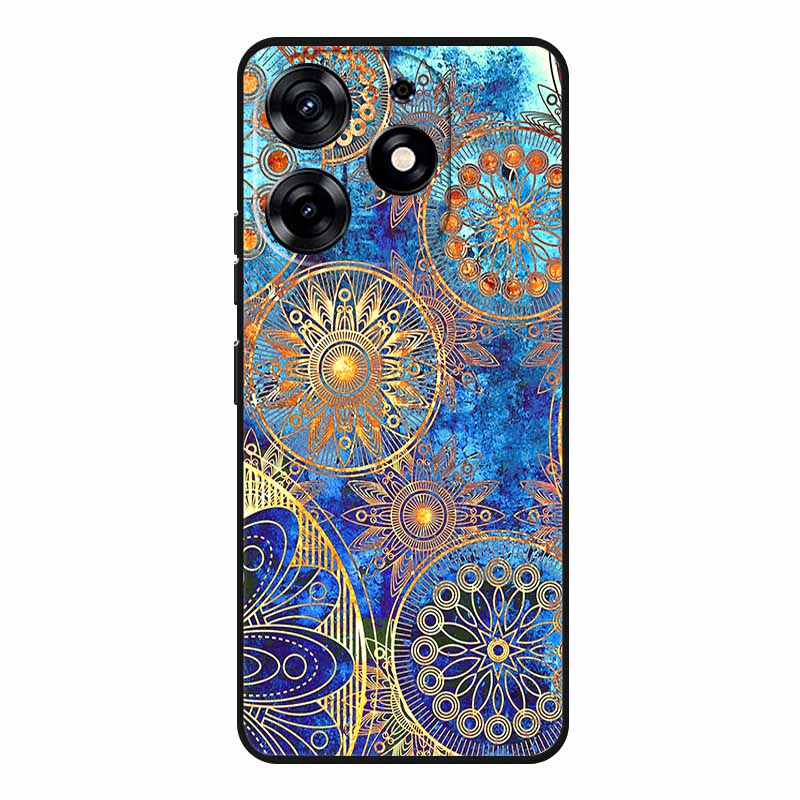 Милые Животные Мягкий Силиконовый TPU Чехол для Телефона Tecno Spark 20 Pro - Легкий и Ударопоглощающий Защитный Задний Чехол