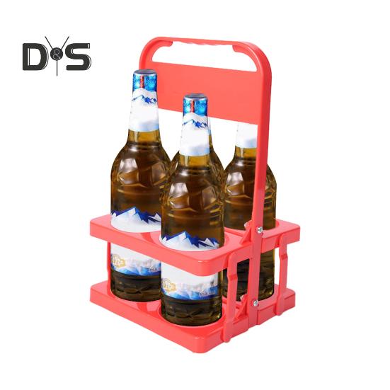 Портативный держатель для напитков, складной подстаканник для автомобиля, многоразовый подстаканник с ручкой, складной держатель для напитков для кофе, пива, вина, газировки, сока