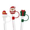 10mm Christmas Straw Cover Cap Dust-Proof Reusable Straw Tips Lids for Stanley Cup Straw Topper Compatible with 30&40 Oz Tumbler