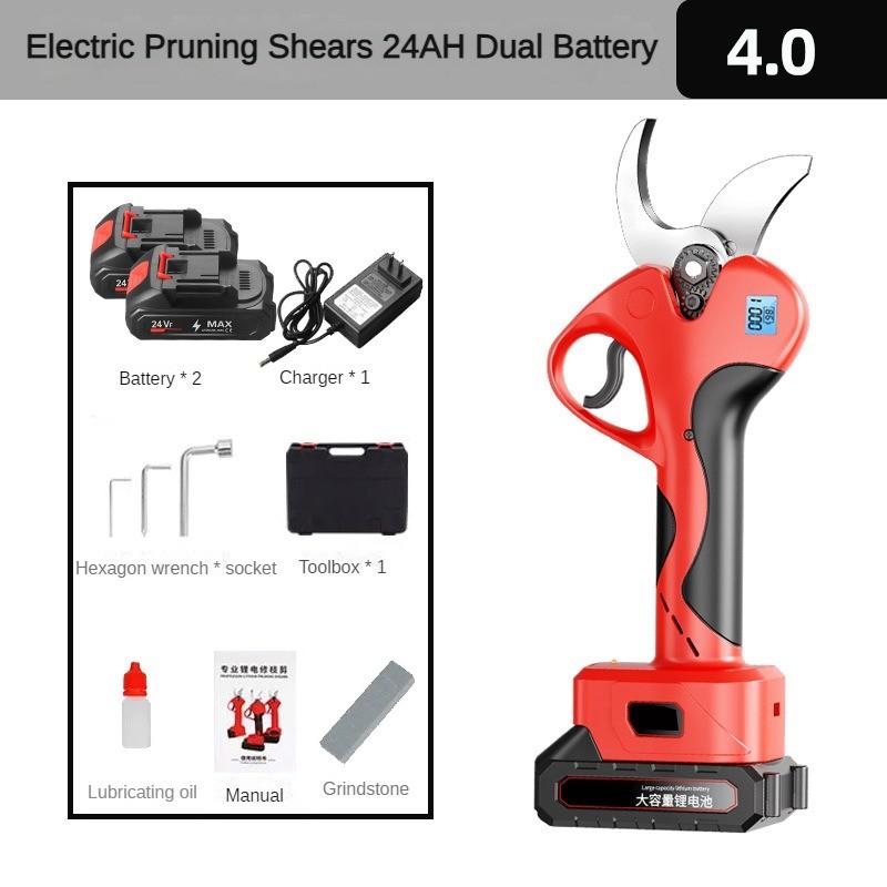 Перезаряжаемые ножницы для обрезки веток, бытовые садовые инструменты для обрезки фруктовых деревьев, портативные электрические секаторы