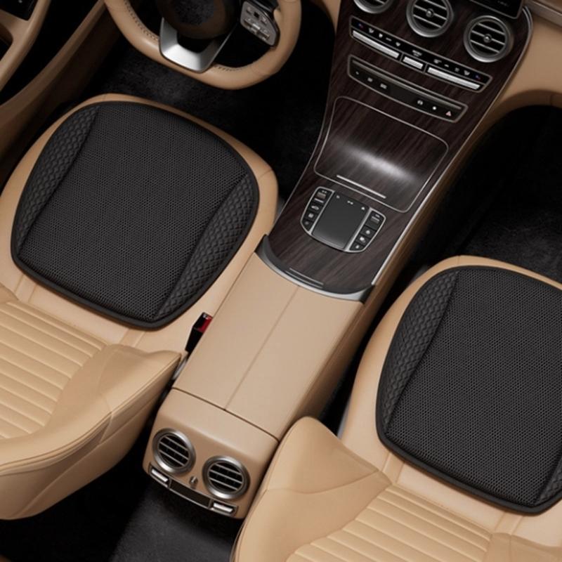 Car Seat Coolers Pad 5 Strong Fans 15 Second Rapid Cooling Vehicle Seat Coolers for Drivers Passenger Homes Office Use
