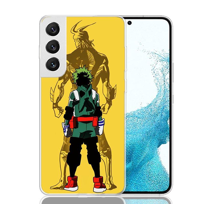 Мидория Изуку Деку MHA Моя геройская Академия Чехол для телефона Для Samsung Galaxy S26 S25 Edge S24 S23 FE S22 Ultra S21 Plus S20 + Fundas Cover Coqu