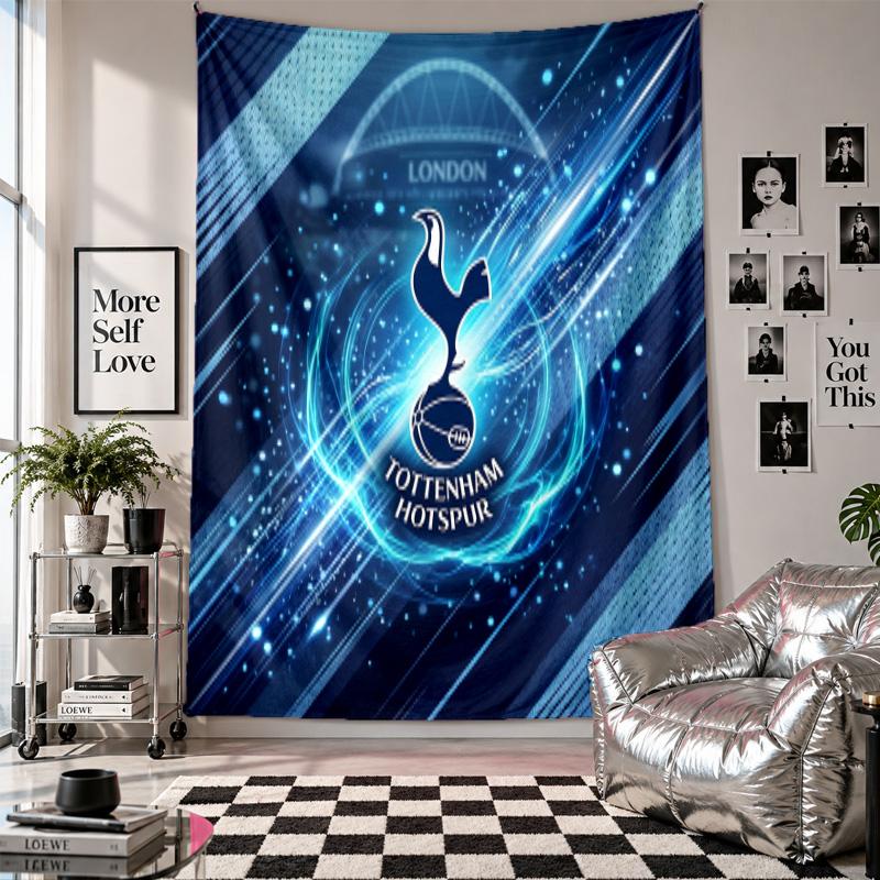 Tottenham Hotspur Wall Tapestry Home Decor Wall Hanging Cloth for Bedroom Living Room Background