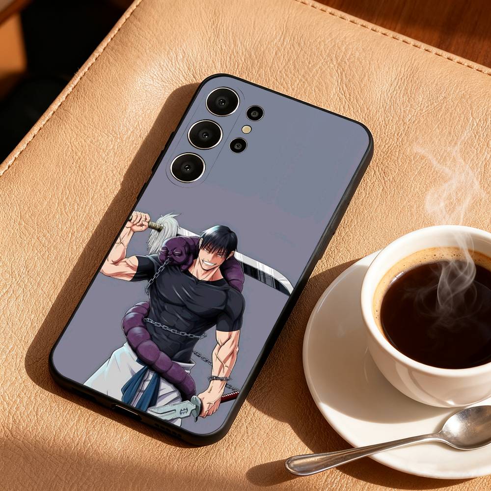 Чехол для телефона Toji F-Fushiguro Jujutsu K-Kaisen Для Samsung S26,S25,S24,S21,S22,S23,S30,Ultra,S20,FE,Lite,10,9, Черный чехол