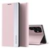 Чехол-книжка Samsung Galaxy S23 Ultra, боковое магнитное крепление, розовый