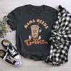 Vintage Mama Needs Coffee Caffeine Addict Mother Mom T-Shirt