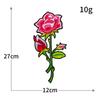 Computer Embroidery Plus Rose Flower Boutique Embroidery Cloth Sticker Seam-Free Sequin Hot Melt Adhesive Diy Patch