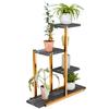 Подставка для растений комнатная многоярусная подставка для комнатных растений, многоуровневая угловая подставка для цветов для гостиной, многослойная полка для растений из кованого железа
