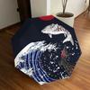 1pc Koi Fish Swimming Against the Current Umbrella with Plastic Handle,Suitable for All Seasons Home Travel Outdoor UmbrellaDD549