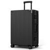 Ping Travel Suitcase: Large Capacity 28-Inch Leather Trolley with Lock for Men and Women, Compact Carry-on for Students.
