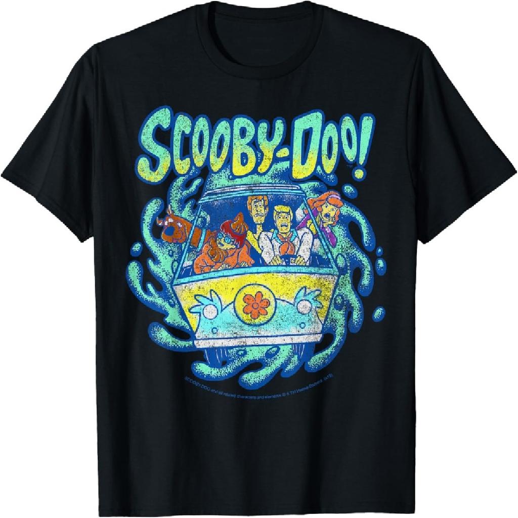 Футболка Scooby-Doo Машина Тайн Групповой снимок через портал