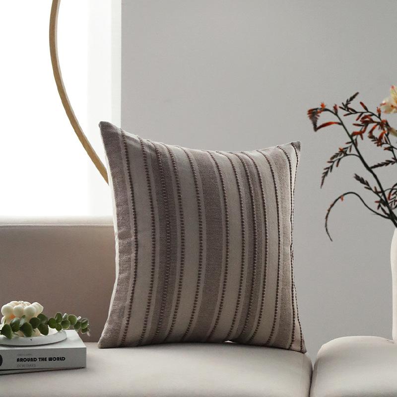 Новый китайский стиль, легкая роскошь, диванная подушка, наволочка, подушка для гостиной, прикроватная подушка для спины, наволочка для модельной комнаты, не содержит наполнитель