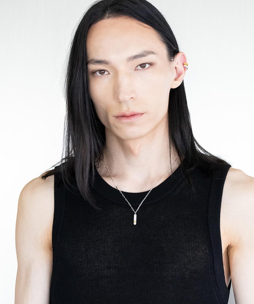 Begins Time Screw Gear Necklace