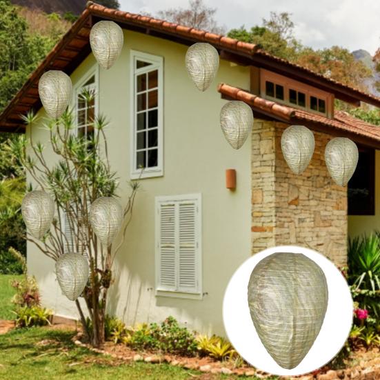 Осиный фонарь, реалистичный, безвредный, экологически чистый, простая установка, Осиное гнездо, приманка, водонепроницаемый, реалистичный репеллент от ос, садовые принадлежности