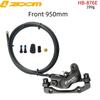ZOOM HB-876E Electric Bicycle Four Piston Oil Hydraulic Brakes 950/1850mm 2300mm Li-Po Bike Power-off Function Disc Brake Set