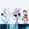 Anime Game Genshin Impact Peripheral Acrylic Cosplay Character Hero Theme Stand Acrylic Figure Stand Model Plate Desk Decor Ornament Gift