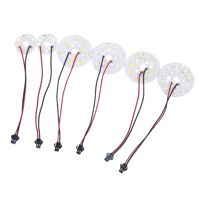 1 шт. Светодиодный источник света Круглая световая панель 3 Вт 5 Вт 7 Вт SMD5730 Сделай сам Потолочный светильник Светодиодная лампа Модификация Световая панель Аксессуары