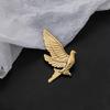 Stainless Steel Peace Dove Animal Brooches for Women Men Creative Classic Waterproof Clothing Brooches Party Jewelry Accessories