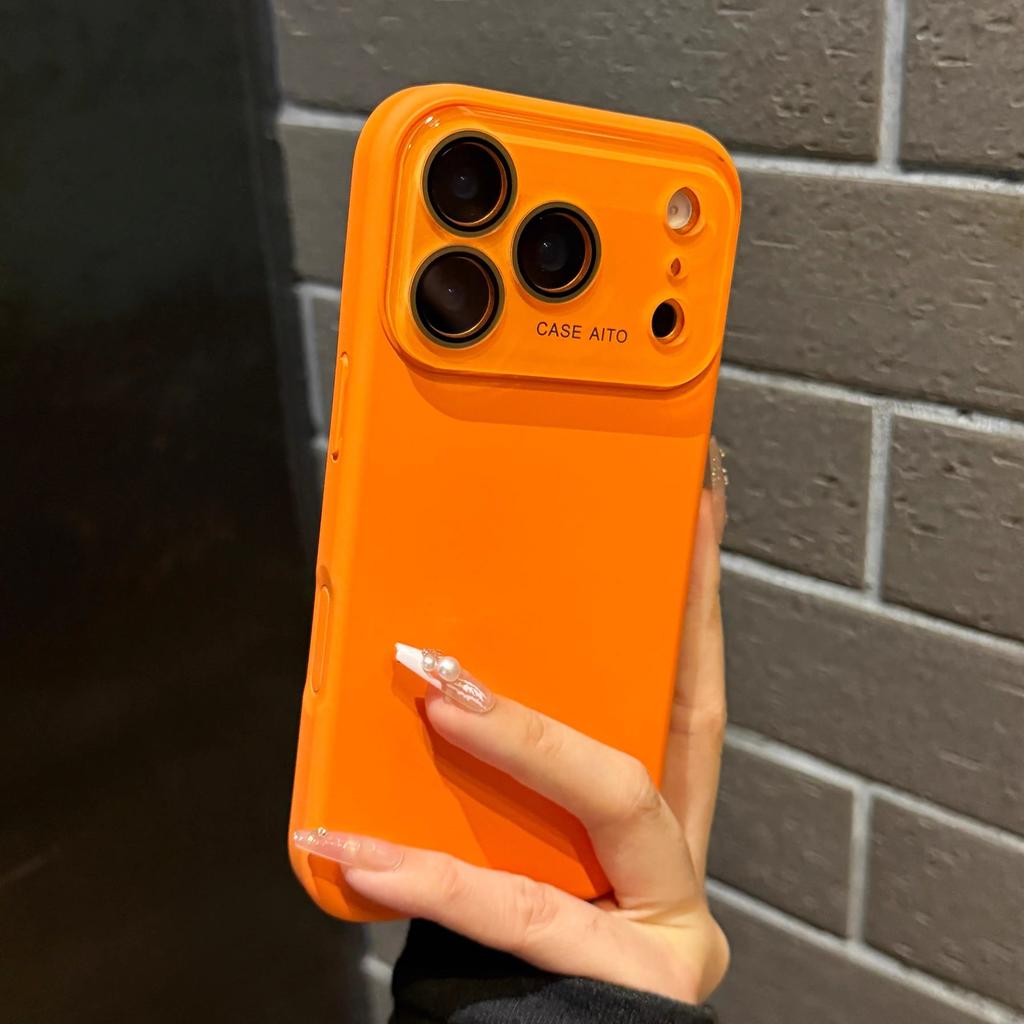 Применимо к iPhone17 чехол для мобильного телефона из жидкого силикона с большим окном Apple 16proMax противоударный полностью закрывающий 15 защитный чехол