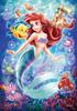 Epoch 108 Piece Jigsaw Puzzle Disney Ariel of the X with Glue and Spatula with Decoration Parts Included EPOCH -Jewel Sea- (18.2 25.7cm) 72-403